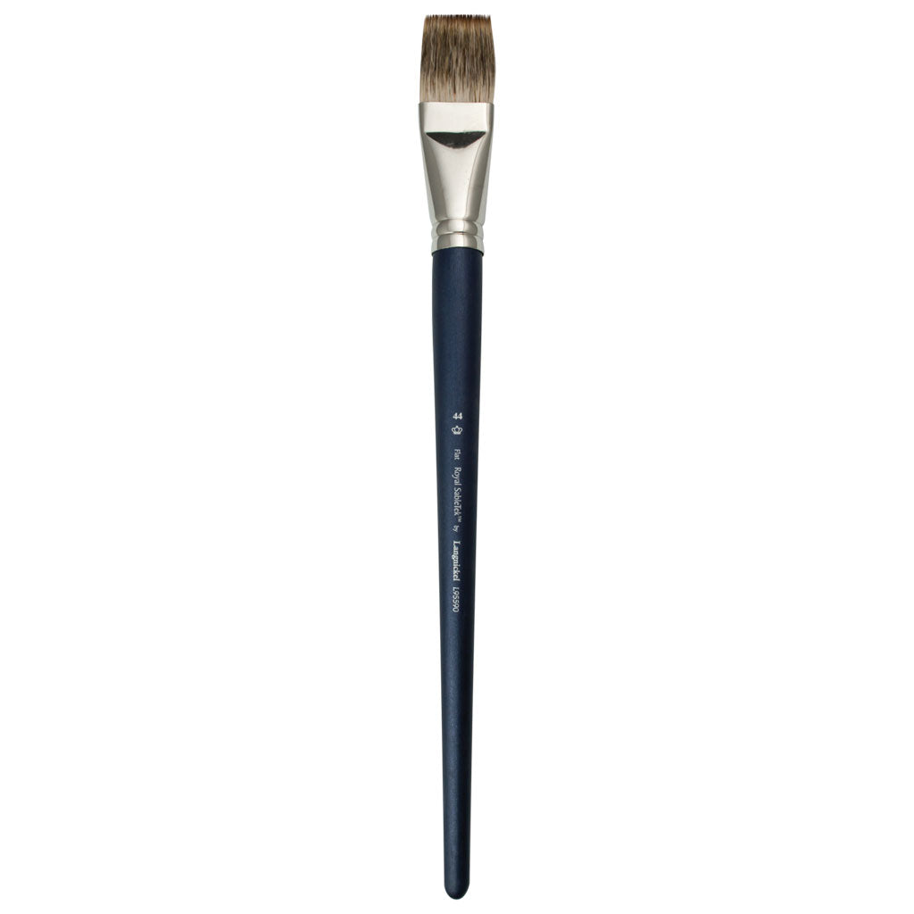 L95590-44 - Royal Sabletek Long Handle Flat Brush - 44