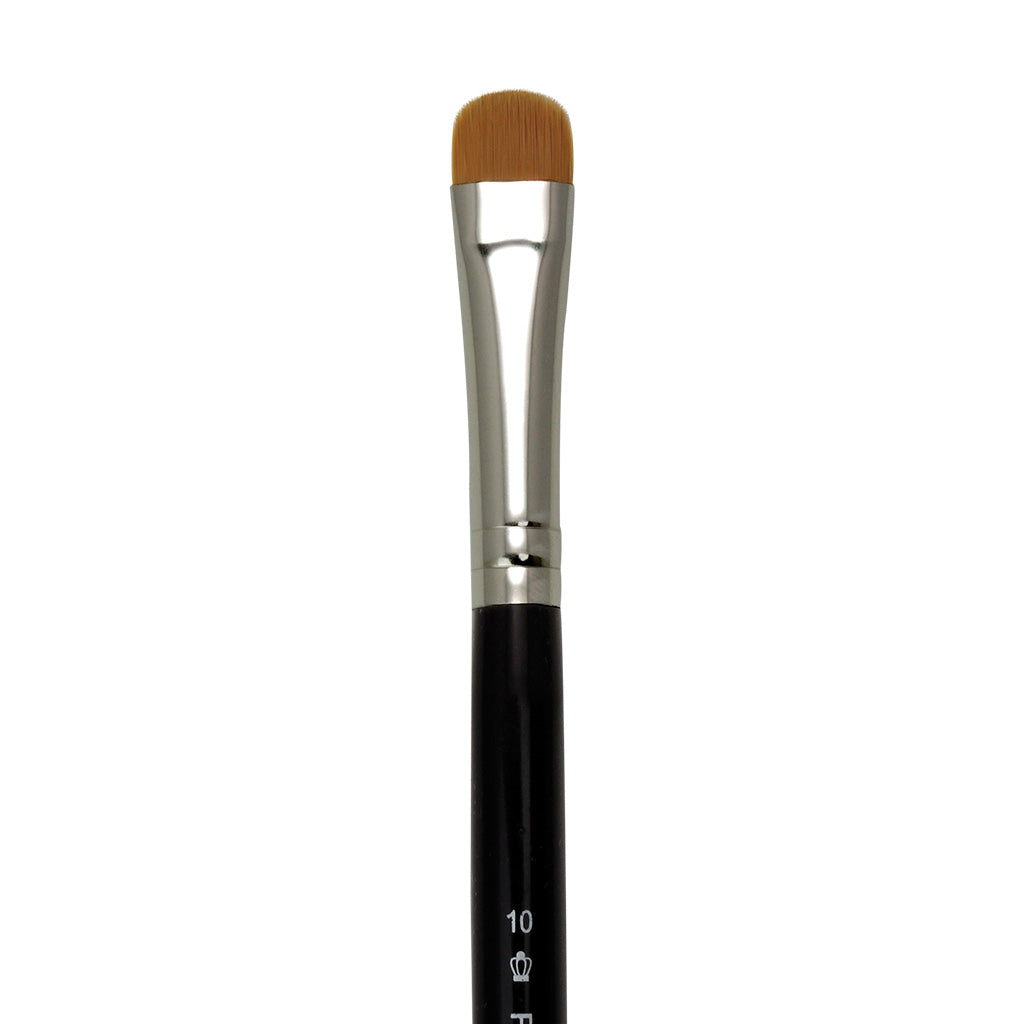 LJ170-S-10 - Louise Jackson Golden Taklon Short Filbert Brush - 10