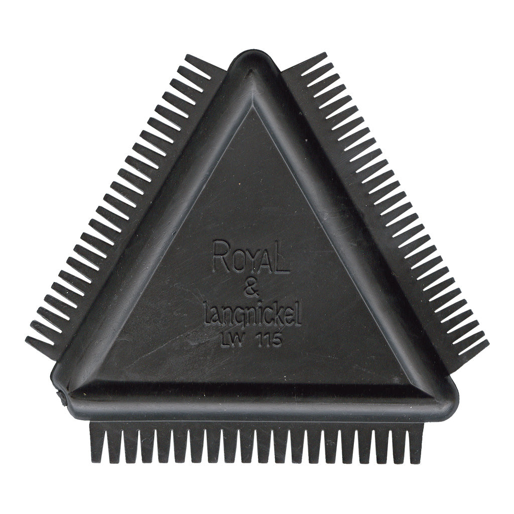 LW115 - Rubber Triangle Comb