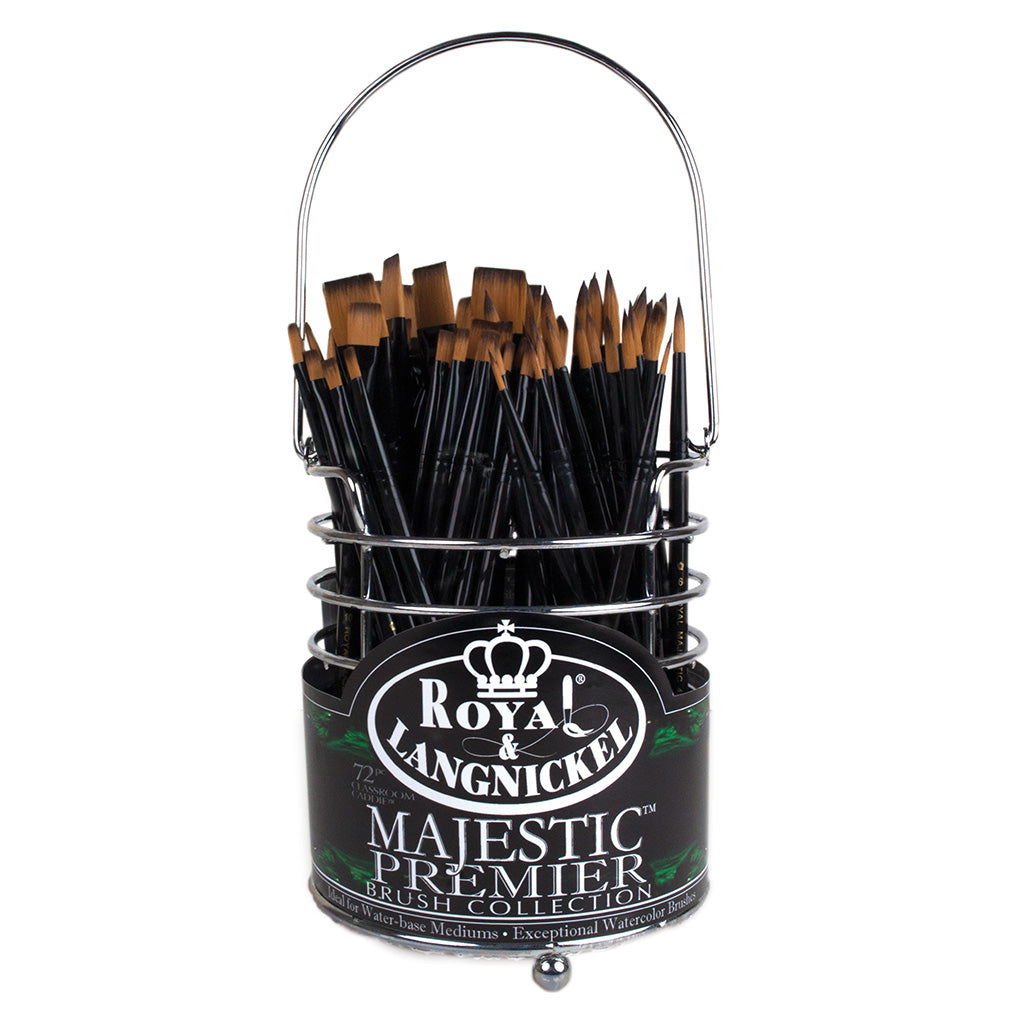 MAJCAD-72 - Majestic™ Brush 72pc Classroom Caddie