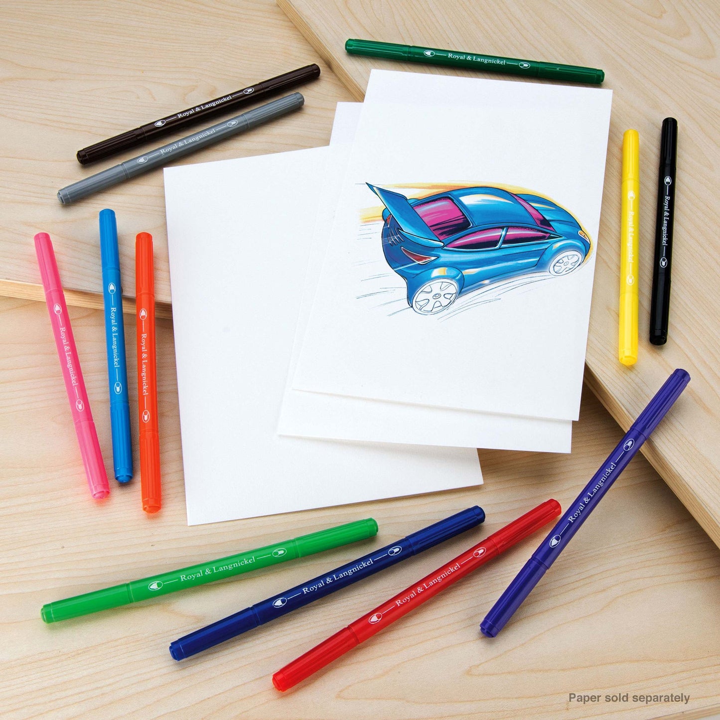 MARK-12 | Essentials™ 12pc Double-Tipped Color Markers