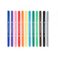 MARK-12 - Essentials™ 12pc Double-Tipped Color Markers