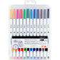 MARK-2101 -12pc Fineliner Artist Markers packaging front