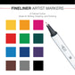 MARK-2101 | 12pc Fineliner Artist Markers