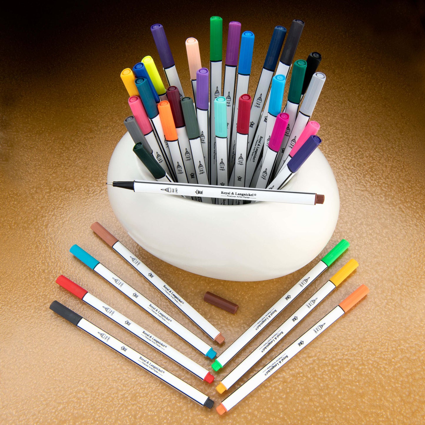 MARK-2103 | 36pc Fineliner Artist Markers