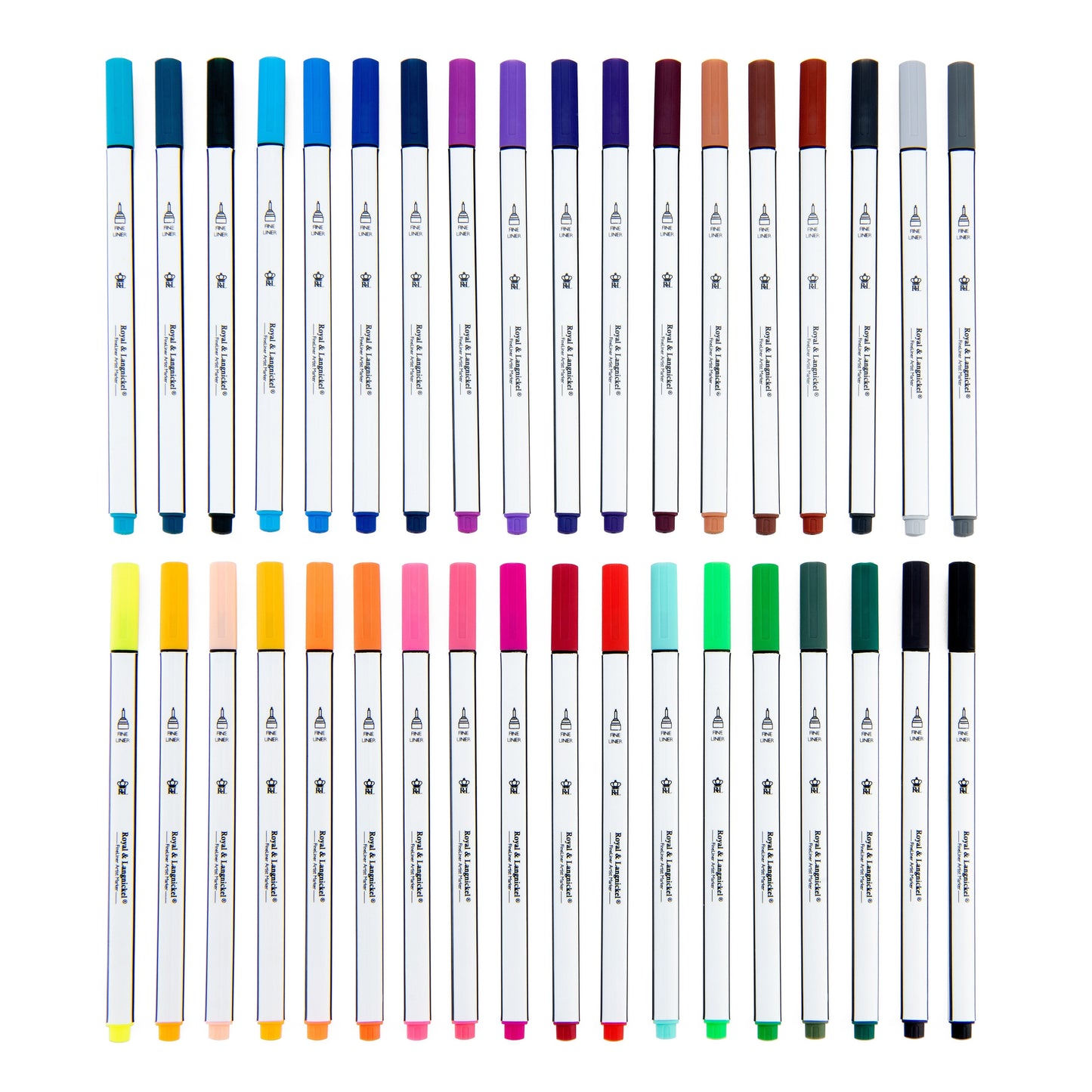 MARK-2103 - 36pc Fineliner Artist Markers