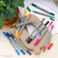 MARK-2201 | 12pc Fineliner and Brush Dual-Tip Artist Markers