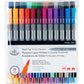 MARK-2202 - 24pc Fineliner and Brush Dual-Tip Artist Markers packaging front