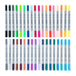 MARK-2203 - 36pc Fineliner and Brush Dual-Tip Artist Markers