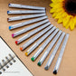 MARK-2301 | 12pc Graphic Microbrush Artist Markers