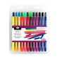 MARK-24 - Essentials™ 24pc Double-Tipped Color Markers packaging front