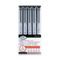 MARK-2501 - 5pc Graphic Illustration Markers packaging front