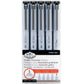 MARK-2501 - 5pc Graphic Illustration Markers packaging front