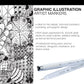 MARK-2501 | 5pc Graphic Illustration Markers