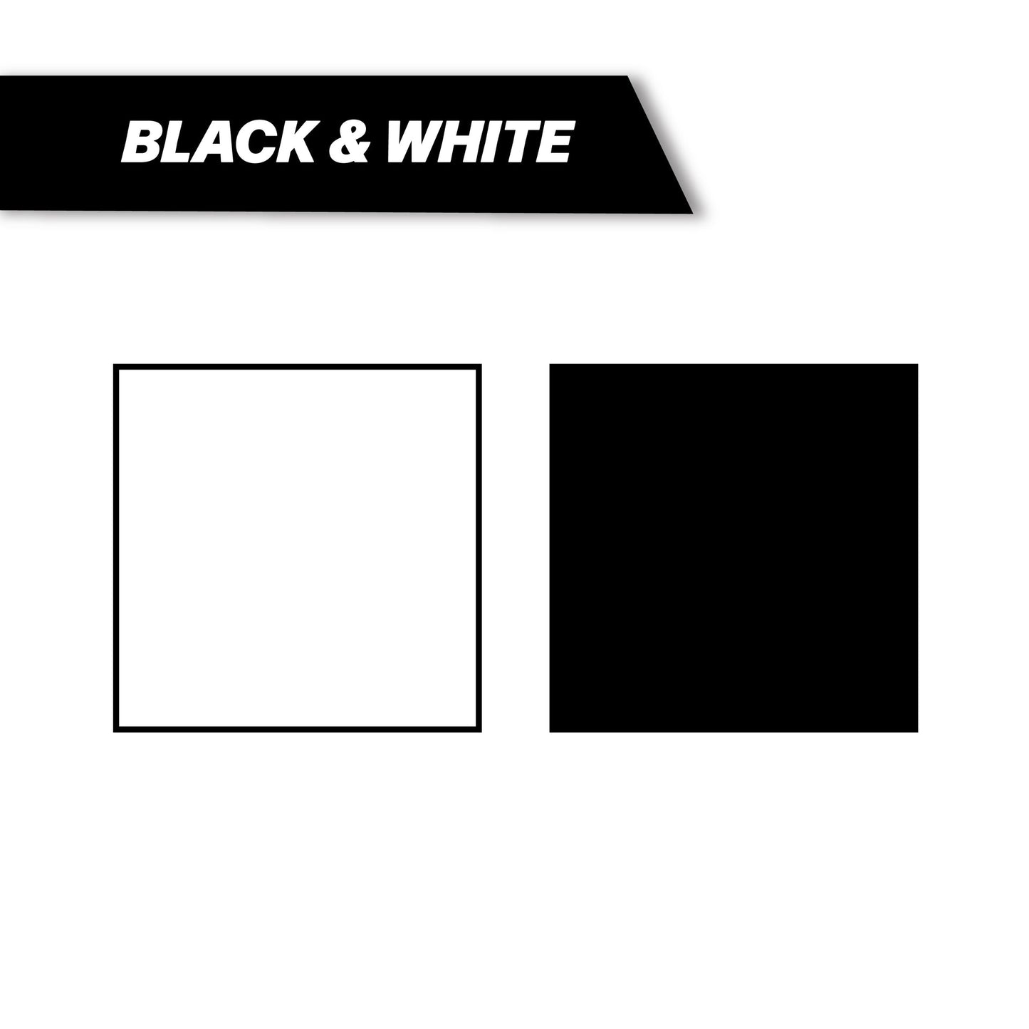 MARK-2724 | 2PC Acrylic 2mm Reversible Tip Black/White