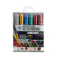 MARK-2729 | 6PC Acrylic 2mm Reversible Tip Metallic Markers