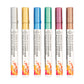 MARK-2729 | 6PC Acrylic 2mm Reversible Tip Metallic Markers