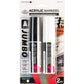 WAL-MARK-2734-RFID | Royal & Langnickel 2 Piece Acrylic 15mm Black/White Markers