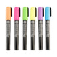 WAL-MARK-2802-RFID | Royal & Langnickel 6 Piece 2.0mm Neon Chalk Marker Set with Reversible Tips