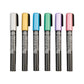 MARK-2803 | 6PC 2mm Metallic Chalk Marker Set