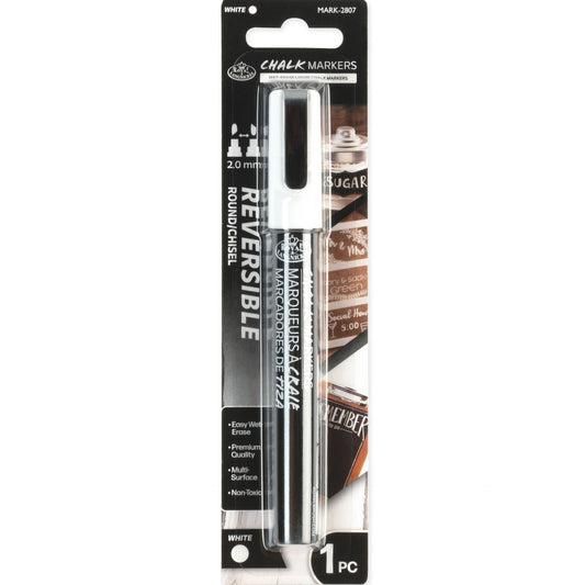 WAL-MARK-2807 | Royal & Langnickel 2mm White Chalk Marker