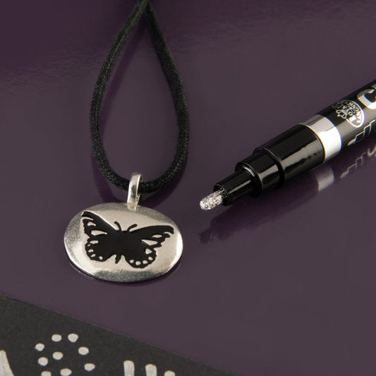 WAL-MARK-2950-RFID | Royal & Langnickel - 2MM Silver Metallic Chrome Marker