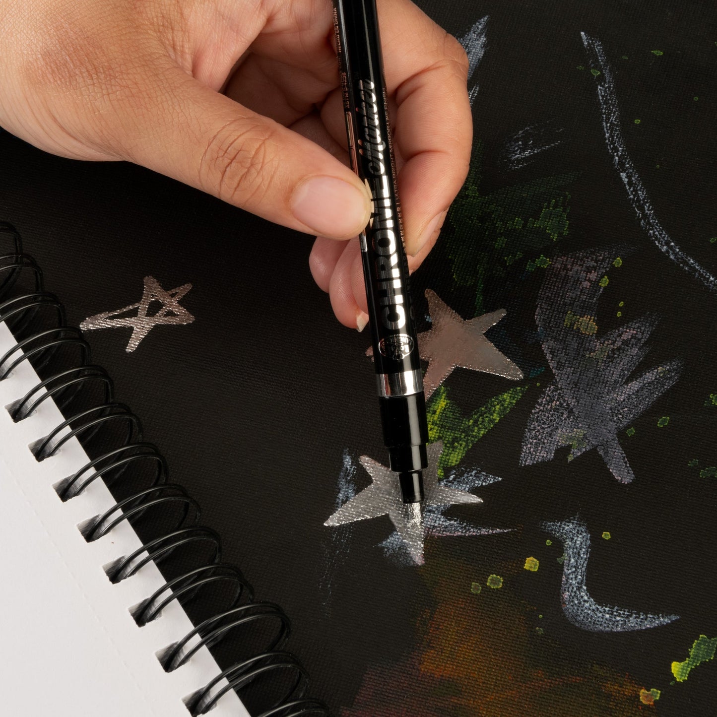 WAL-MARK-2950-RFID | Royal & Langnickel - 2MM Silver Metallic Chrome Marker