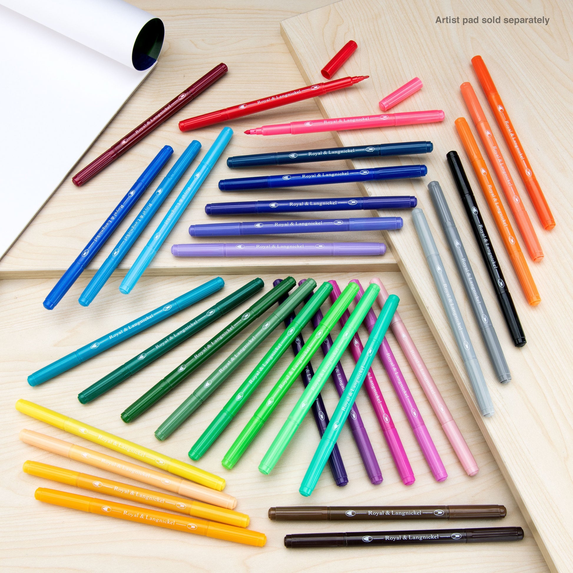 MARK-36 - Essentials™ 36pc Double-Tipped Color Markers glam