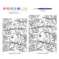 MFP19 | Painting by numbers™ Children's 10pc 8.75" x 11.75" Chameleons Painting Project