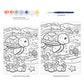 MFP21 | Painting by numbers™ Children's 10pc 8.75" x 11.75" Turtles Painting Project