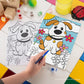 MFP22 | Painting by numbers™ Children's 10pc 8.75" x 11.75" Puppy Painting Project