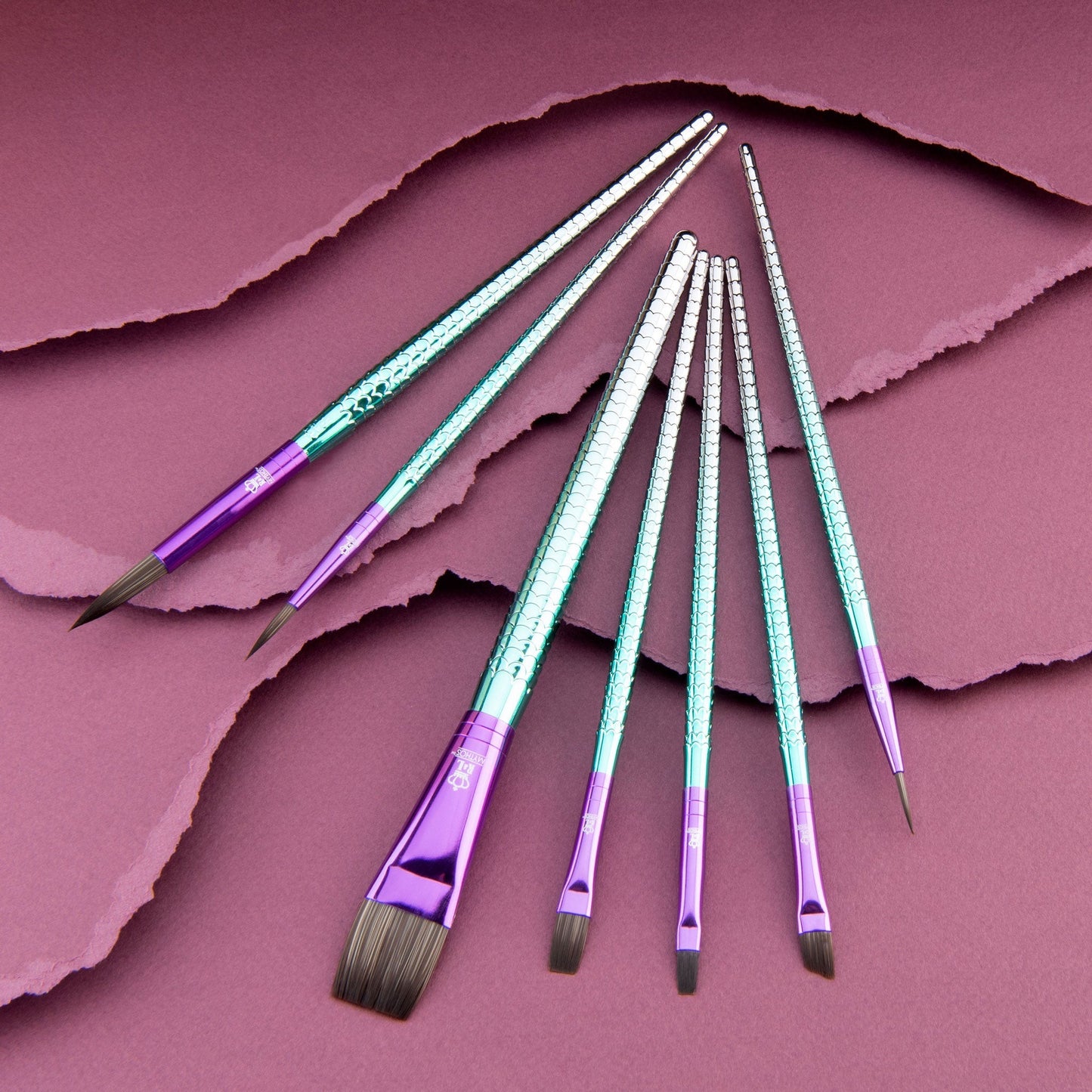 MYTH 202 - Mythos™ Mermaid 7pc Variety Brush Set glam 1