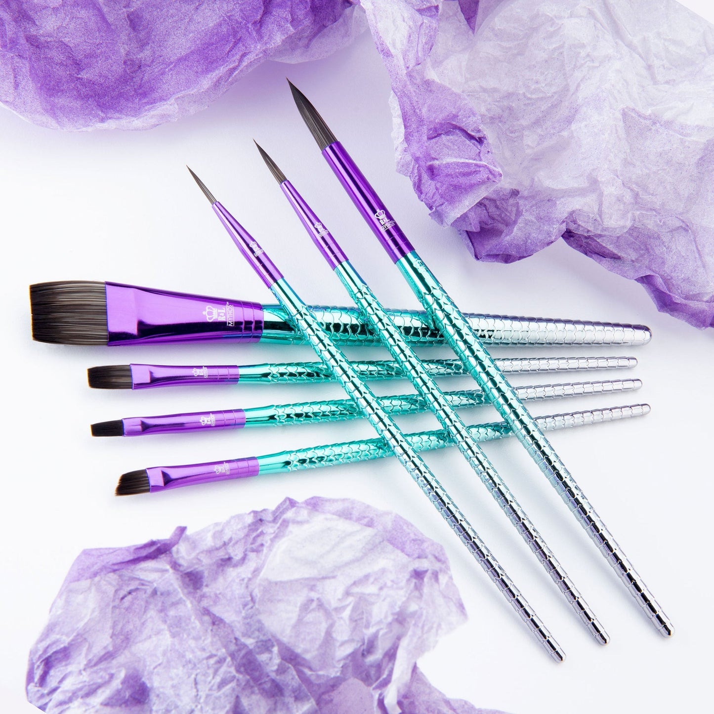 MYTH 202 - Mythos™ Mermaid 7pc Variety Brush Set glam 2