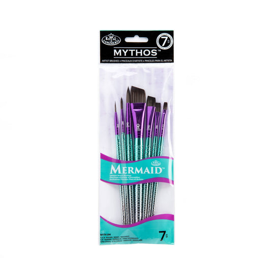 MYTH 204 - Mythos™ Mermaid 7pc Variety Brush Set packaging front