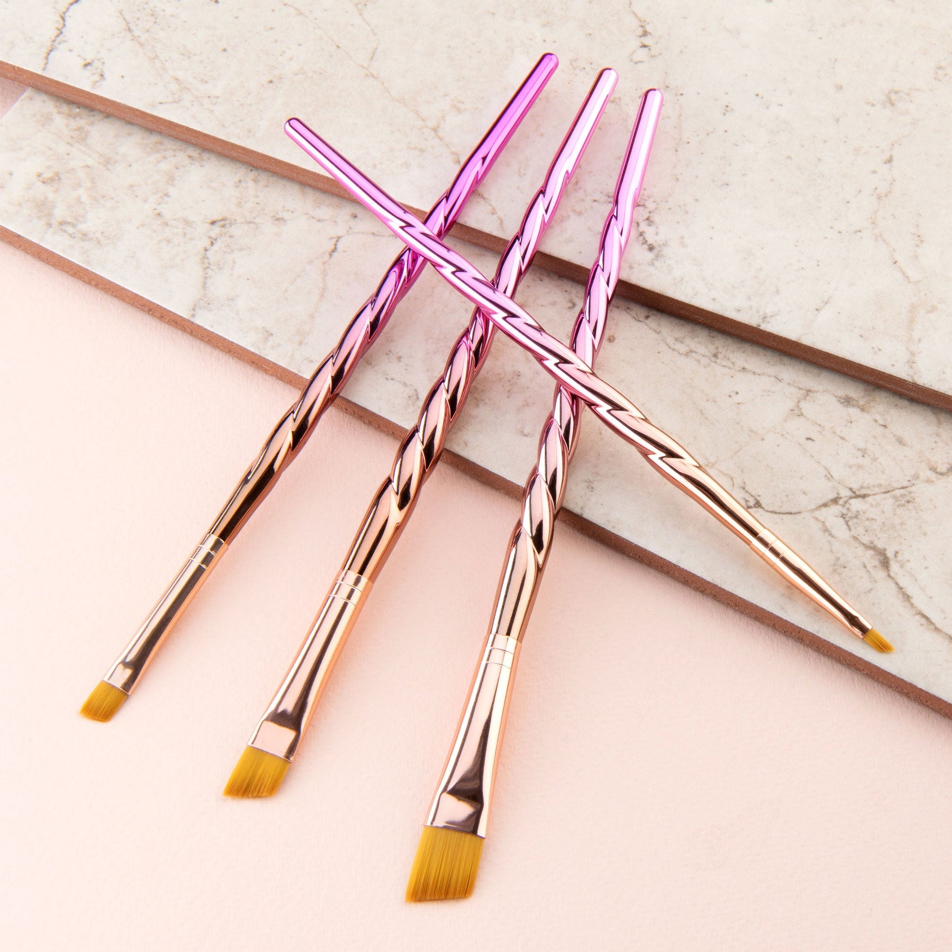 MYTH 501 - Mythos™ Unicorn 4pc Angular Brush Set glam 2