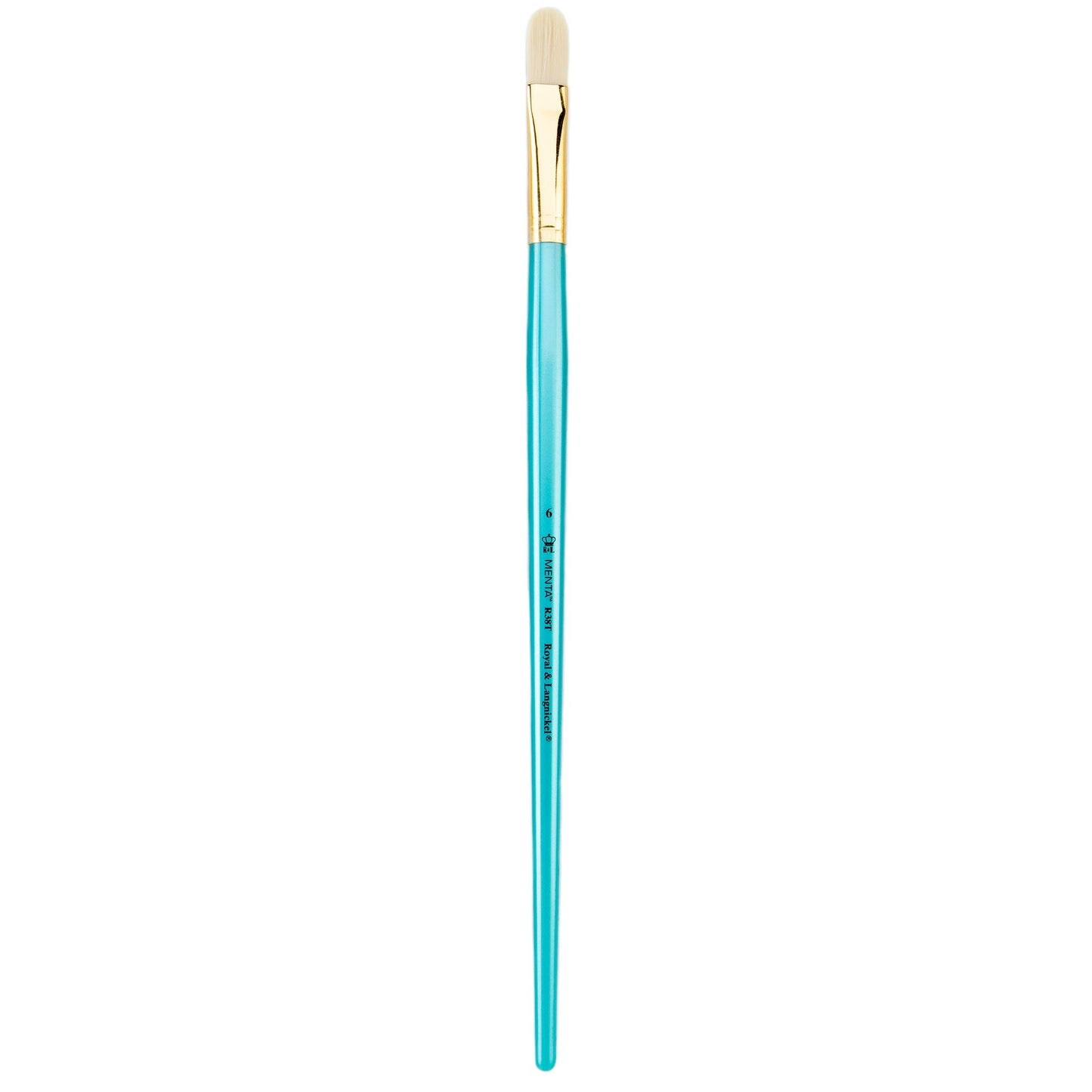 R38T-6 - Menta™ 38 Series White Bristle Filbert Brush - 6