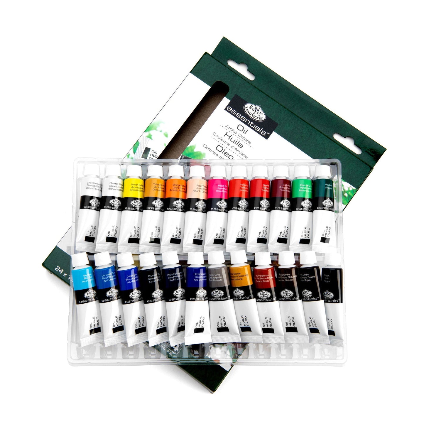 OIL12-24 paint tubes with box