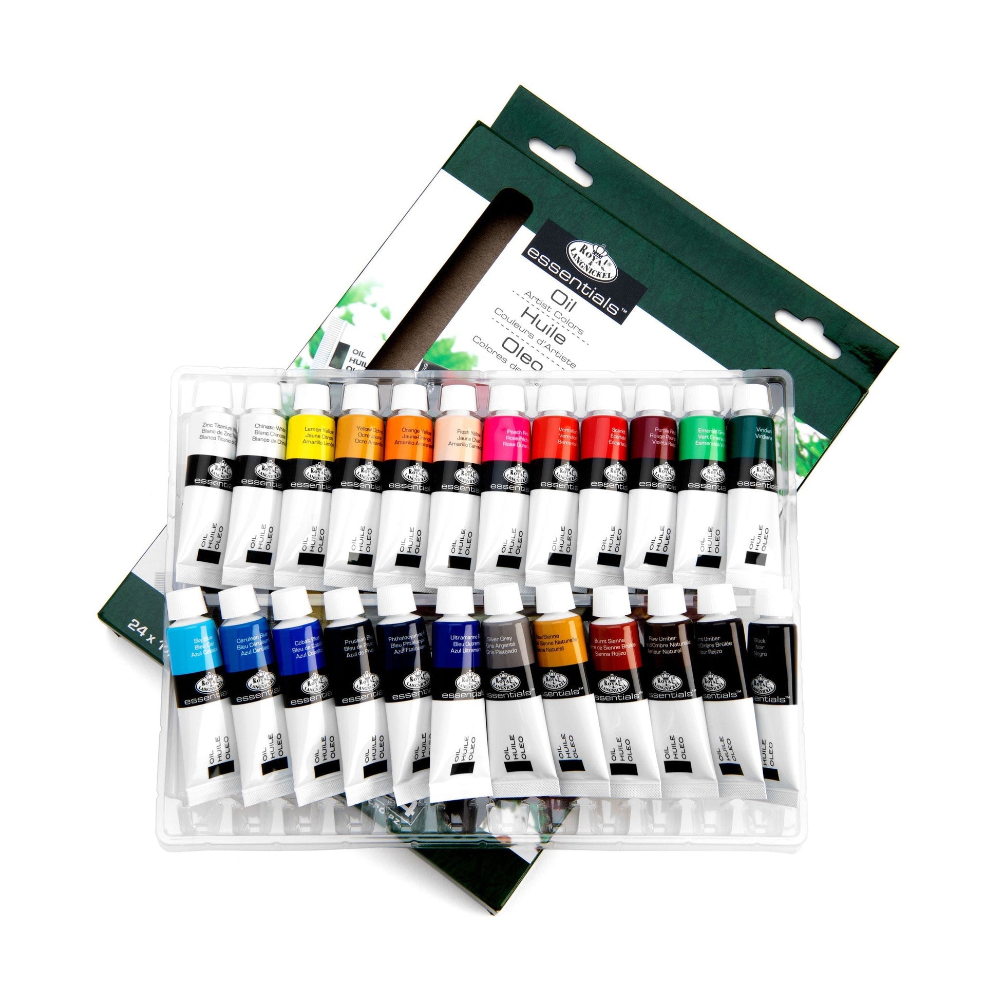 OIL12-24 paint tubes with box