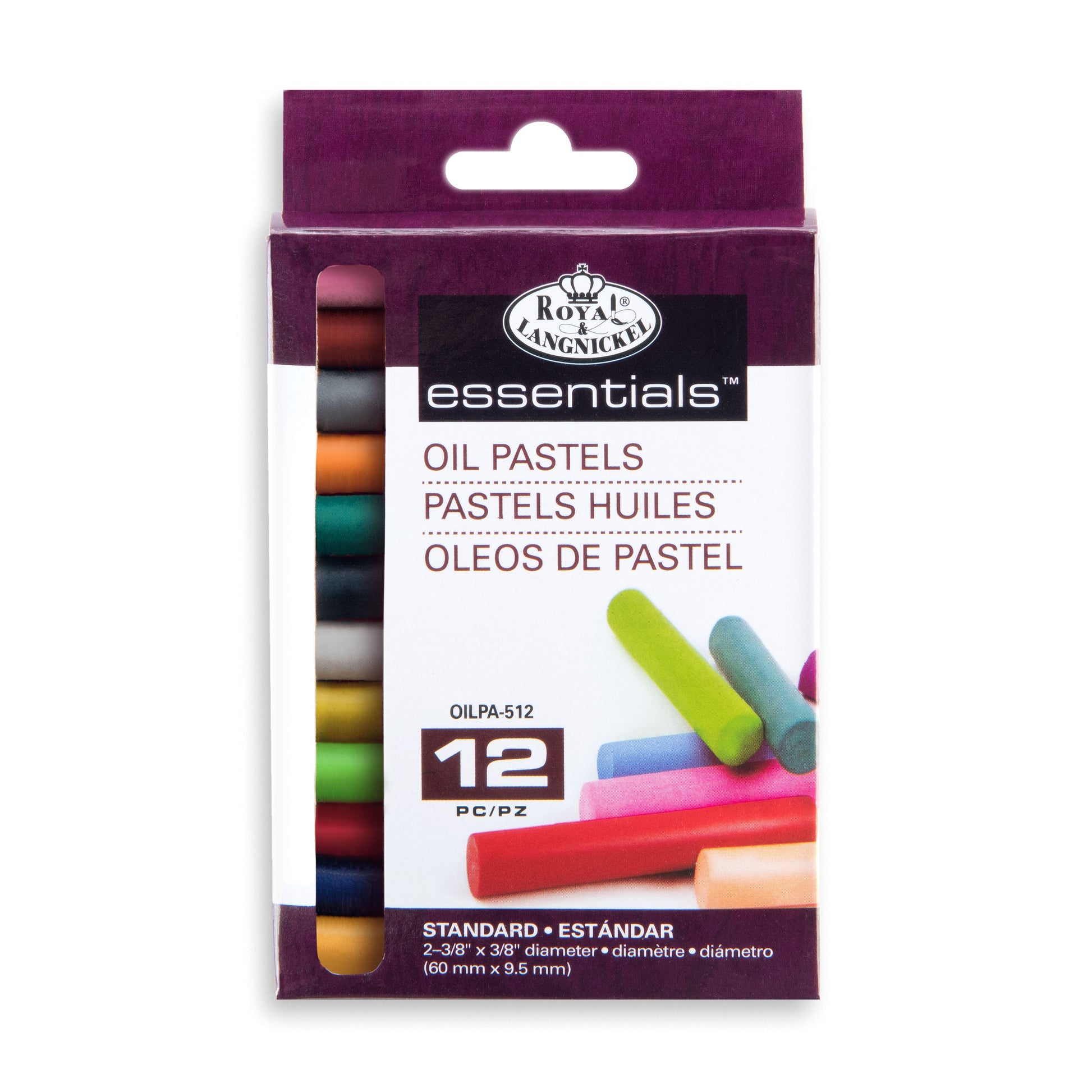 OILPA-512 - Small Oil Pastel 12 Color Pack packaging front