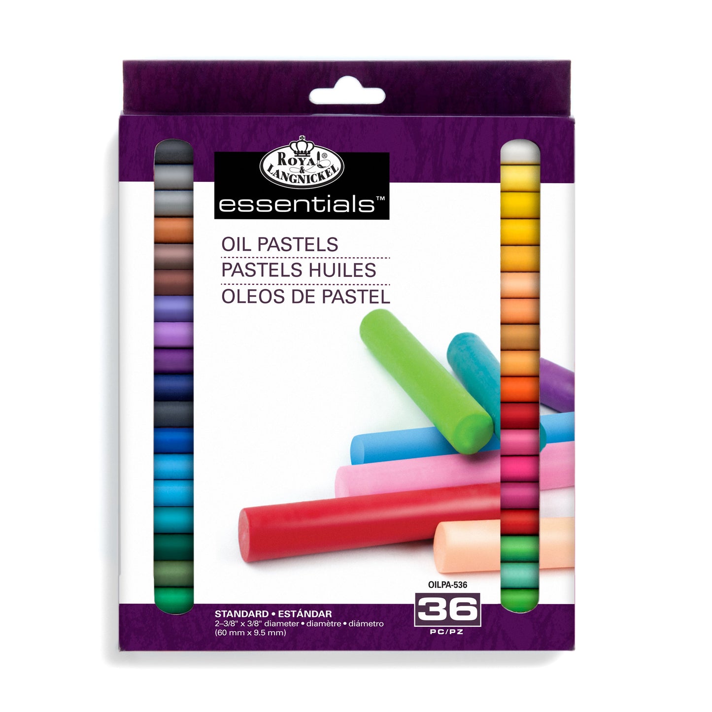 OILPA-536 - Small Oil Pastel 36 Color Pack packaging front