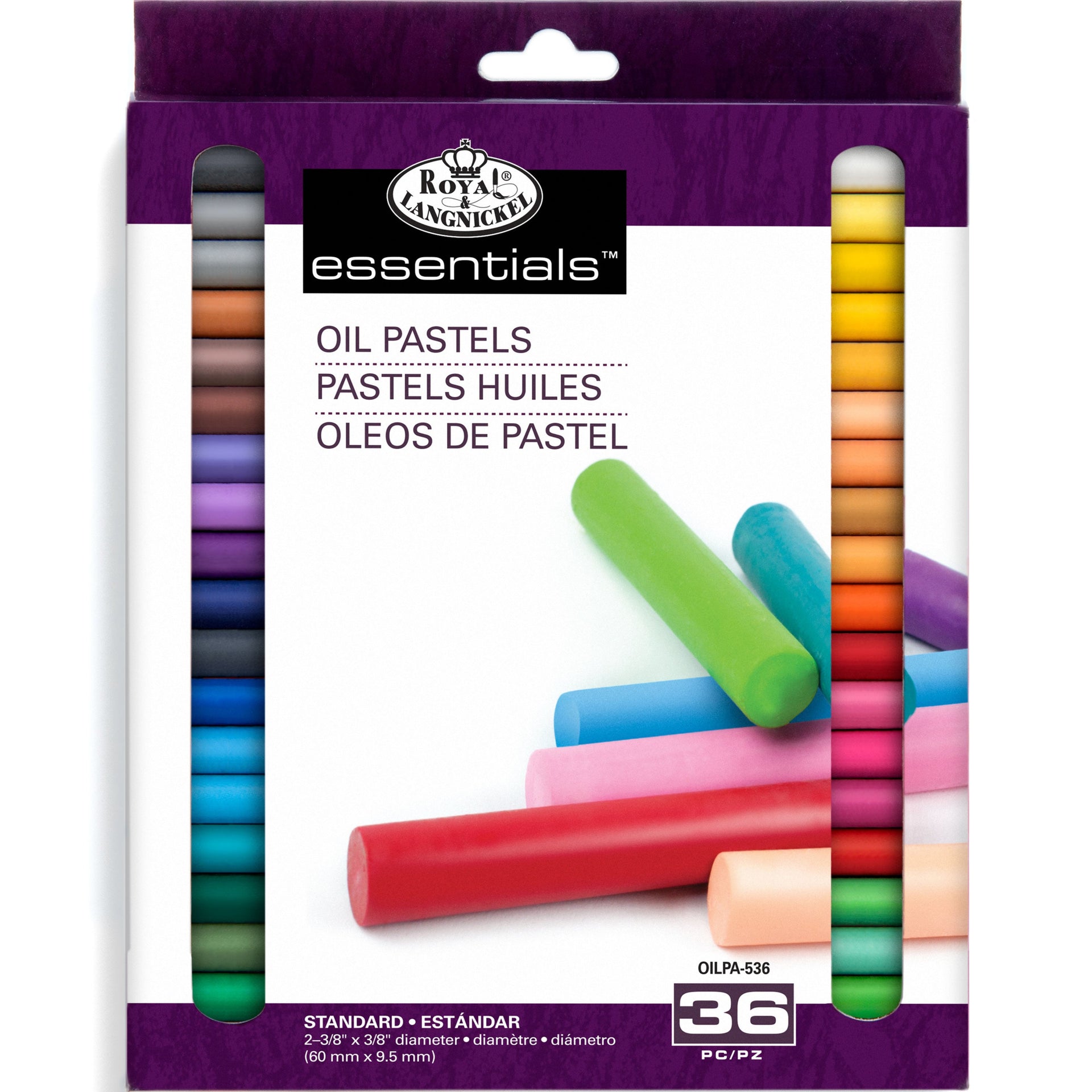 OILPA-536 - Small Oil Pastel 36 Color Pack packaging front