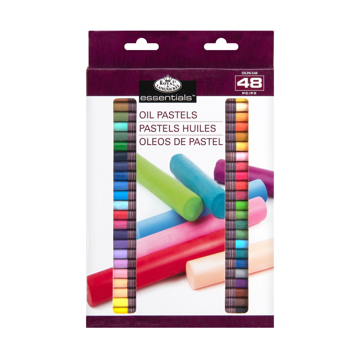 OILPA-548 - Small Oil Pastel 48 Color Pack packaging front