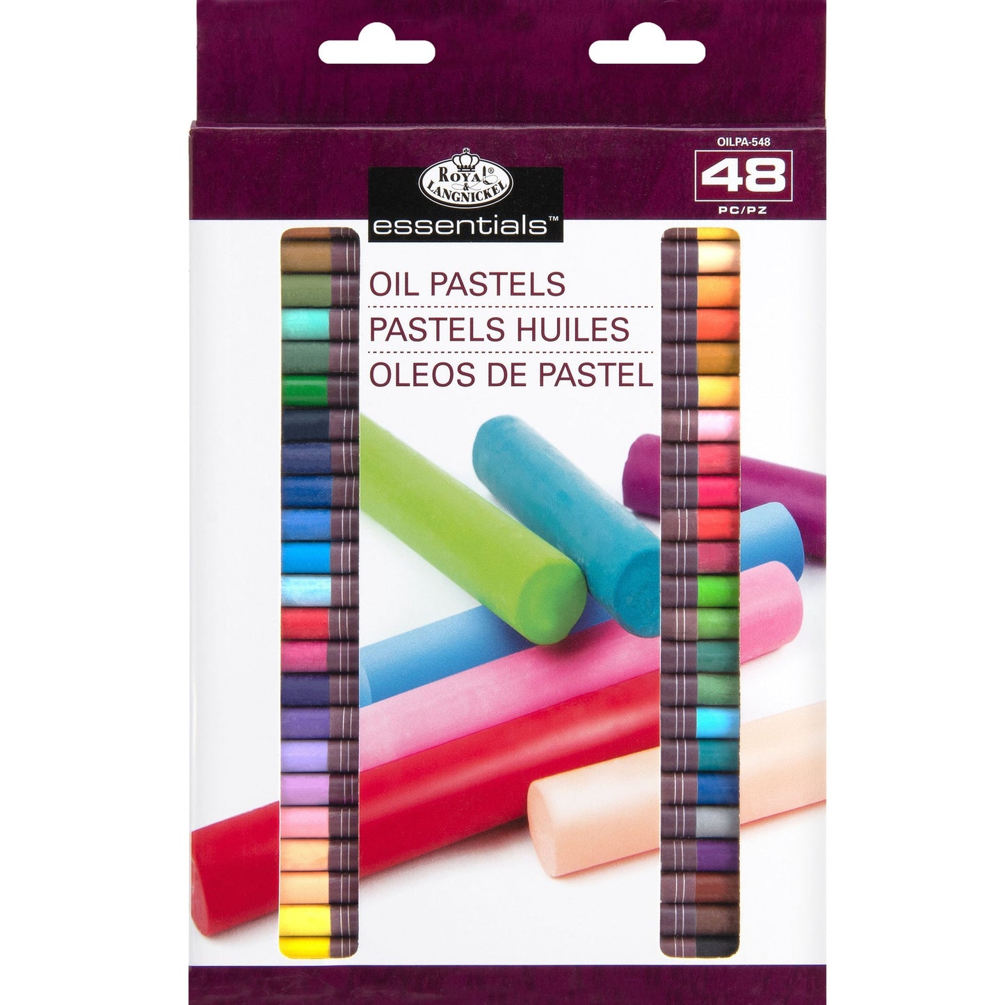 OILPA-548 - Small Oil Pastel 48 Color Pack packaging front