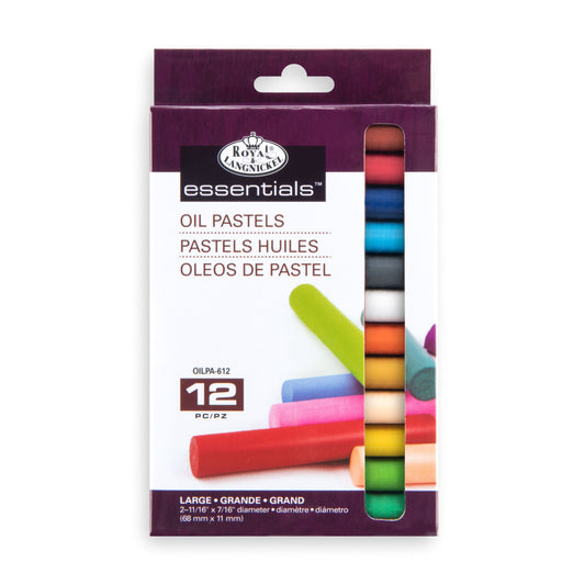 OILPA-612 - Large Oil Pastel 12 Color Pack packaging front