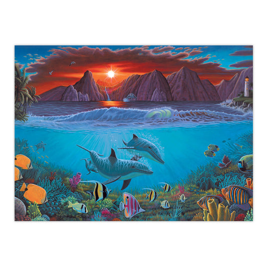 PAL20 | Painting by numbers™ 13pc 11.25" x 13.375" Ocean Life Painting Project