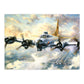 PAL21 | Painting by numbers™ 13pc 11.25" x 13.375" Flying Fortress Painting Project