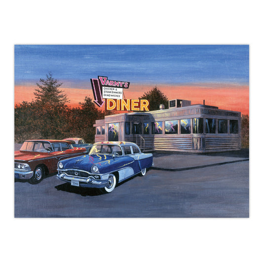 PAL28 | Painting by numbers™ 13pc 11.25" x 13.375" 50's Diner Painting Project