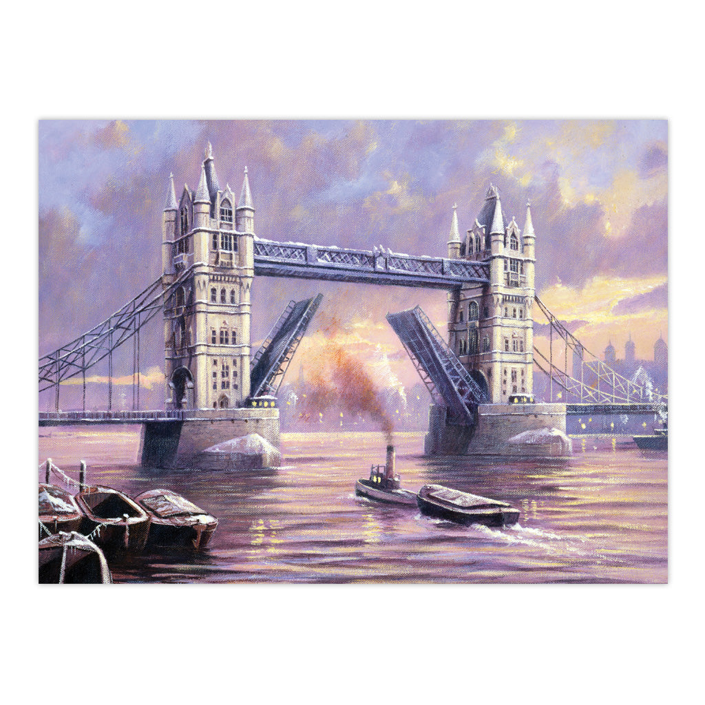 PAL31 | Painting by numbers™ 13pc 11.25" x 13.375" Tower Bridge Painting Project