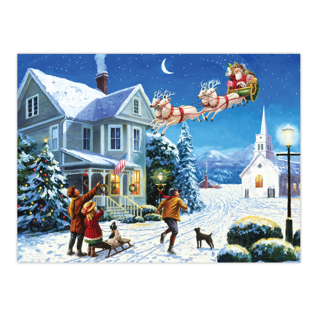 PAL36 | Painting by numbers™ 13pc 11.25" x 13.375" Santa's Here Painting Project