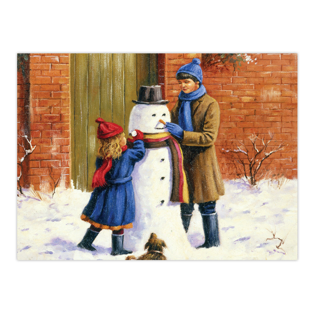 PAL37 | Painting by numbers™ 13pc 11.25" x 13.375" The Snowman Painting Project